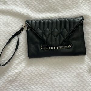 Bebe wristlet clutch